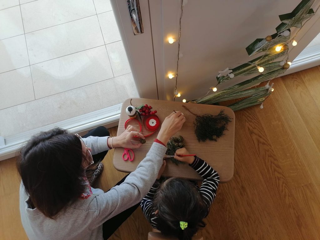 ghirlanda natalizia da fare con i bambini - poseidon residence