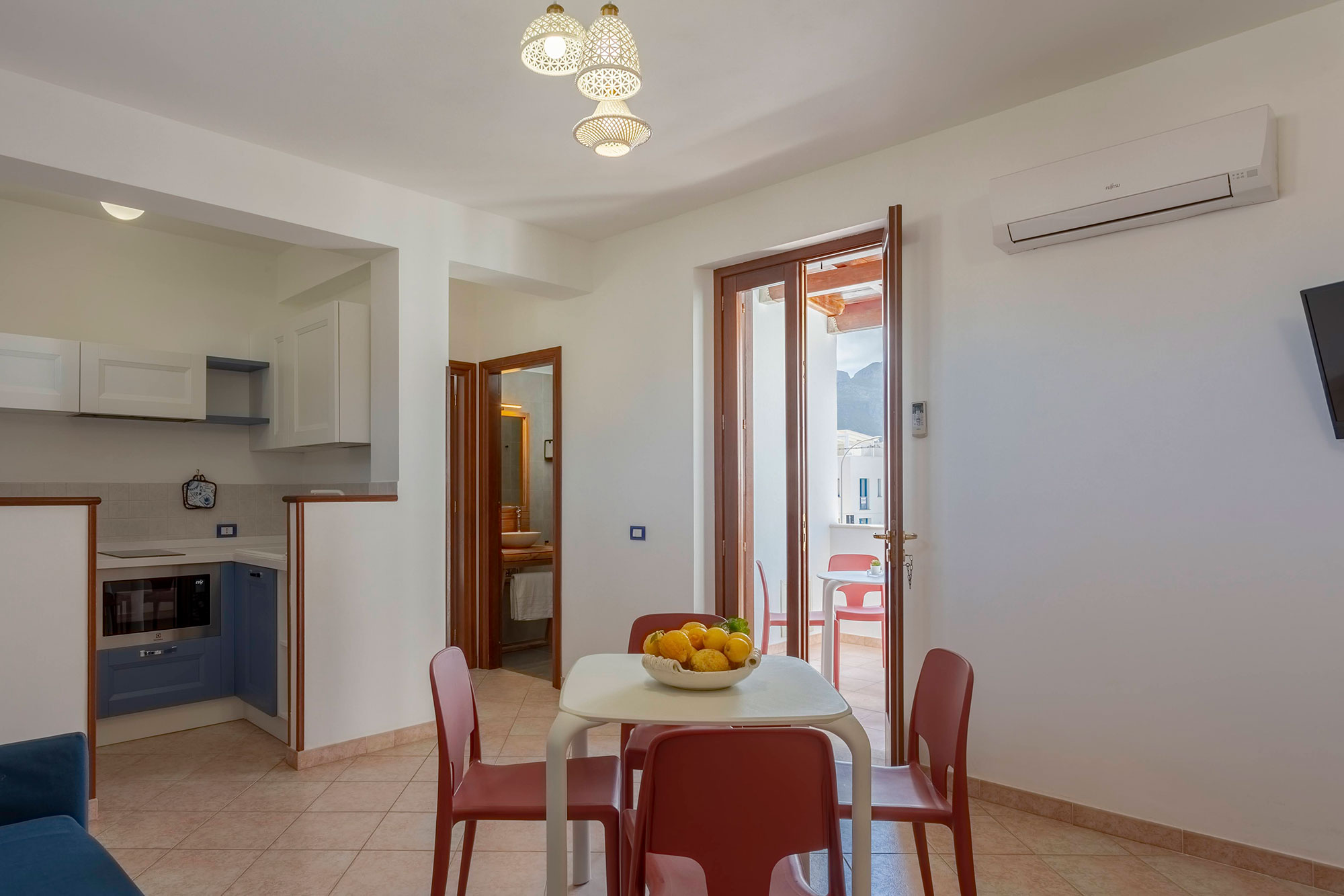 Hotel Auralba Bilocale di primo piano | Poseidon Residence | Apart Hotel | San Vito Lo Capo